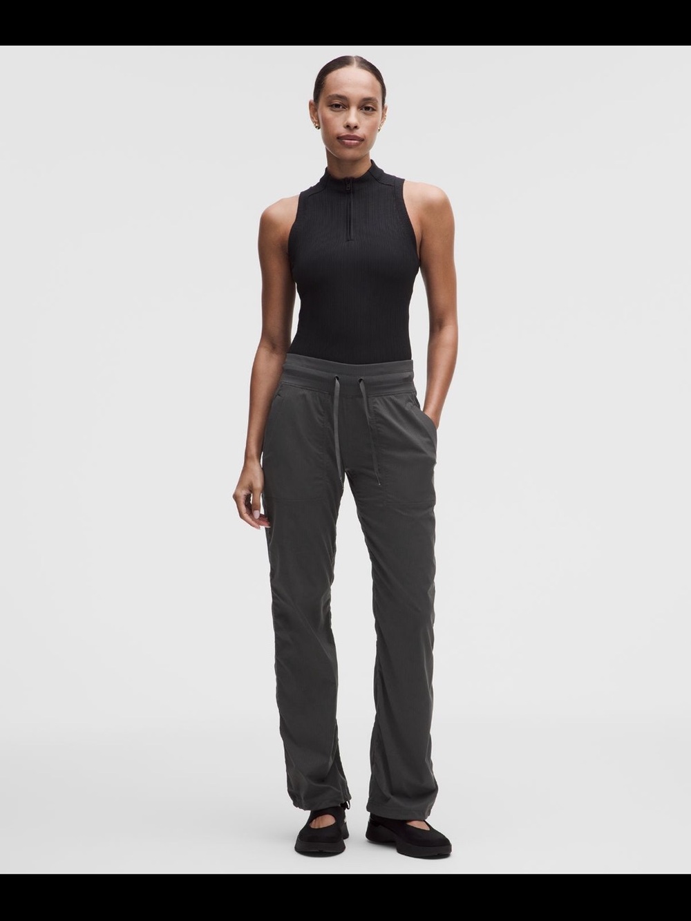Lululemon Grey Dance Studio Mid Rise Pants